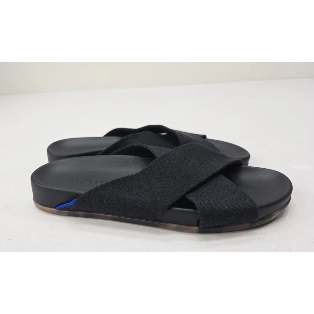 Rothy's Black Crisscross Slide Sandals - Picture 4 of 11